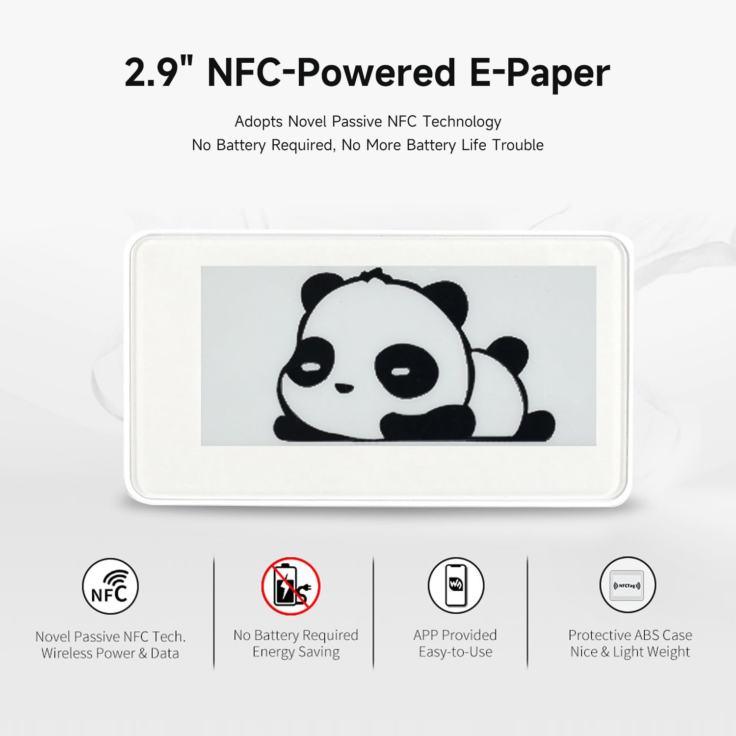 waveshare-2-9-zoll-nfc-powered-e-paper-modul-296x128-schwarz-wei-mit-abs-geh-use image 2