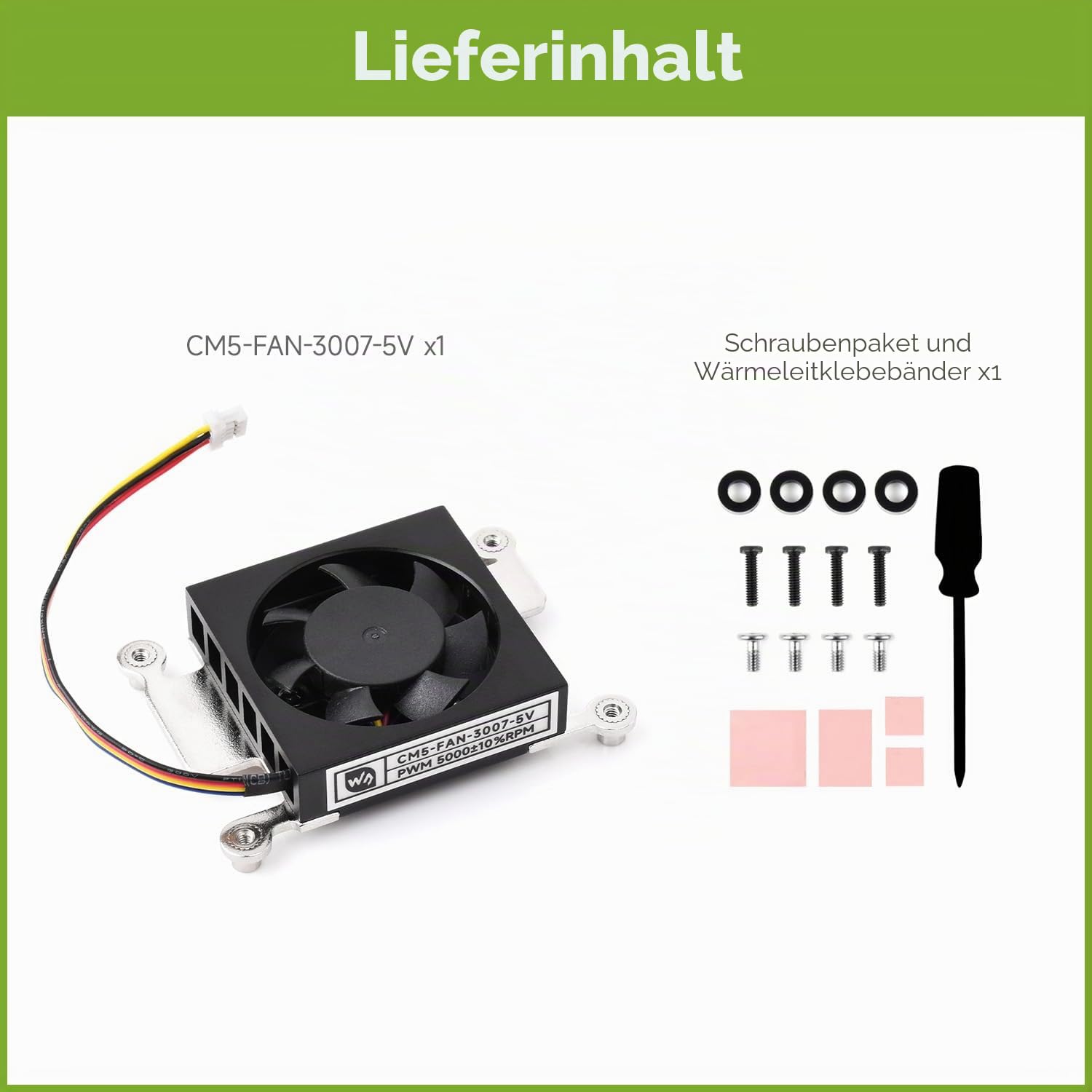 waveshare-cm5-fan-5v-30007-l-fter-leiser-k-hlungsl-fter-f-r-raspberry-pi-compute image 2