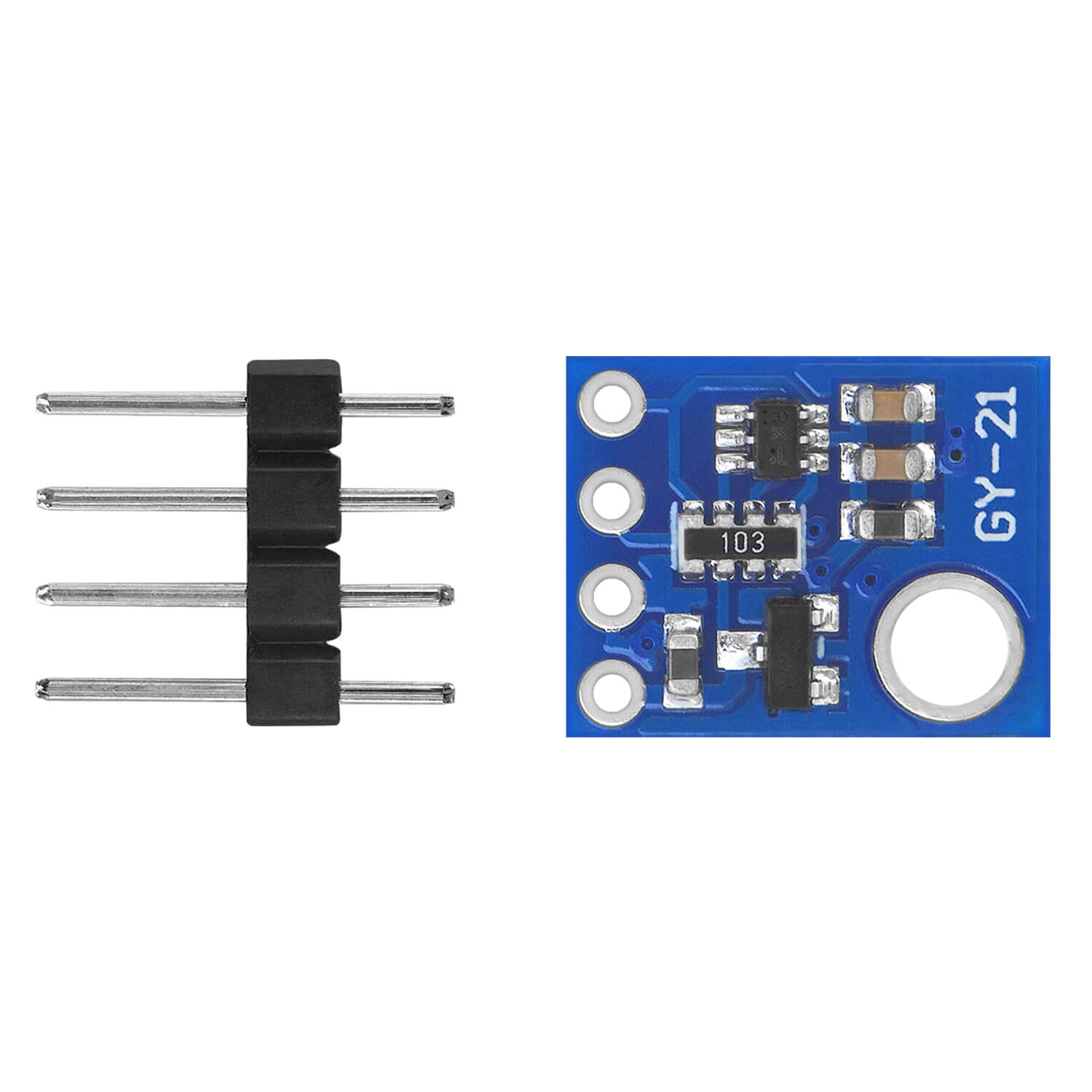 az-delivery-gy-21-htu21-feuchtigkeit-und-temperatur-sensor-modul image 3