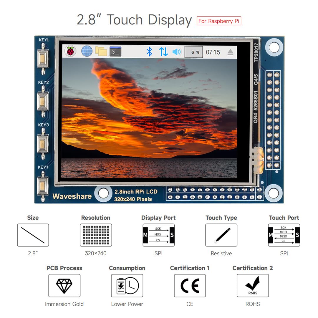 waveshare-2-8-zoll-tft-lcd-display-f-r-raspberry-pi-mit-resistivem-touch-320x240 image 3