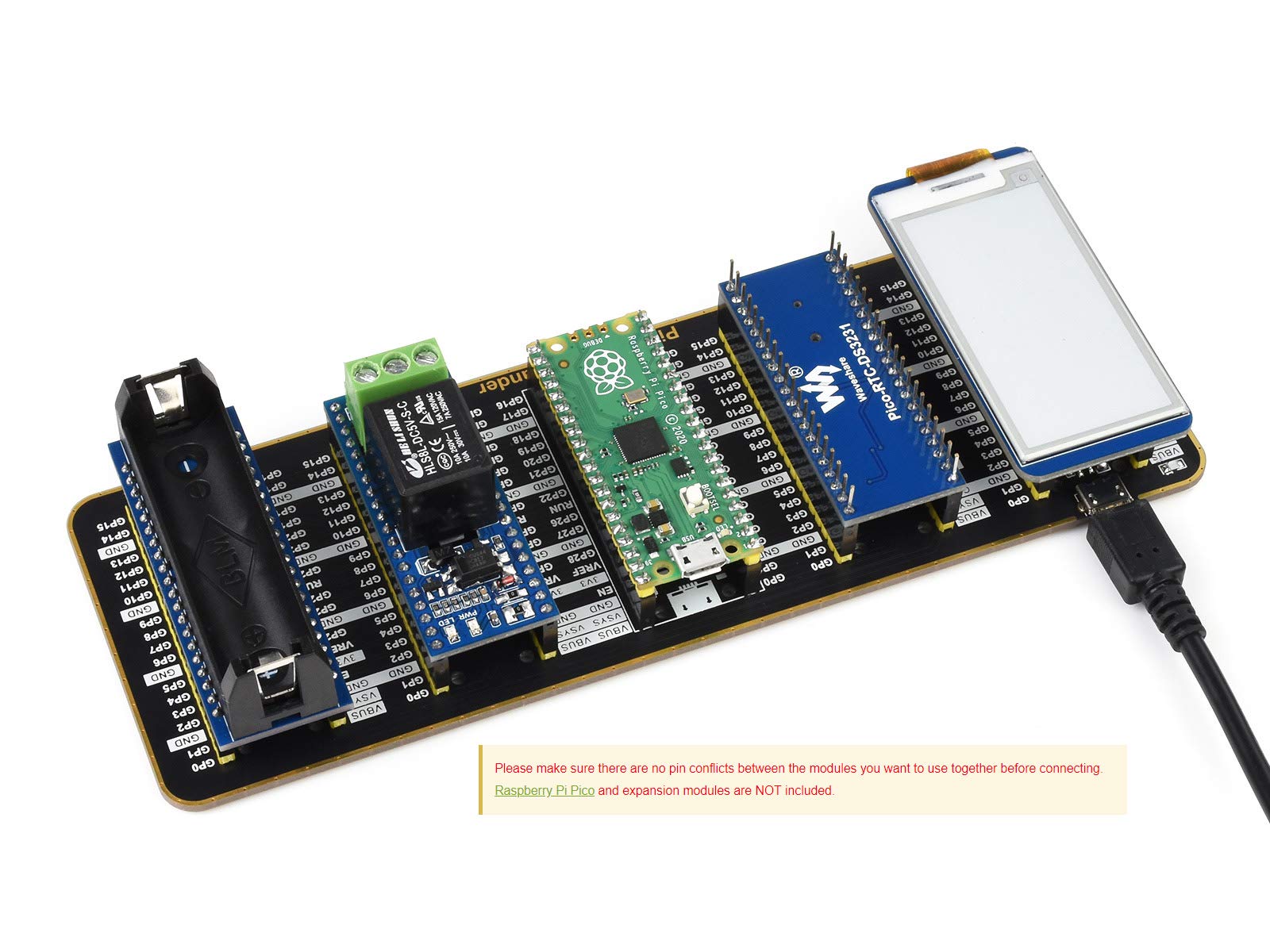 waveshare-gpio-extension-board-f-r-raspberry-pi-pico-quad-2x20-gpio-expander-mit image 3