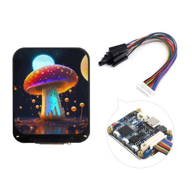 waveshare-esp32-s3-1-69-zoll-display-entwicklungsboard-240x280-wifi-bt5 image 1