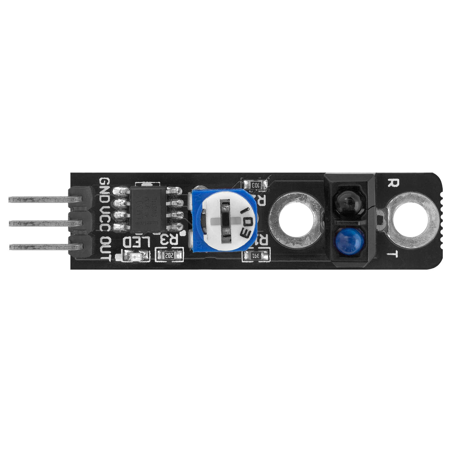 az-delivery-ky-033-linienfolger-line-tracking-sensor-modul-tcrt5000 image 2
