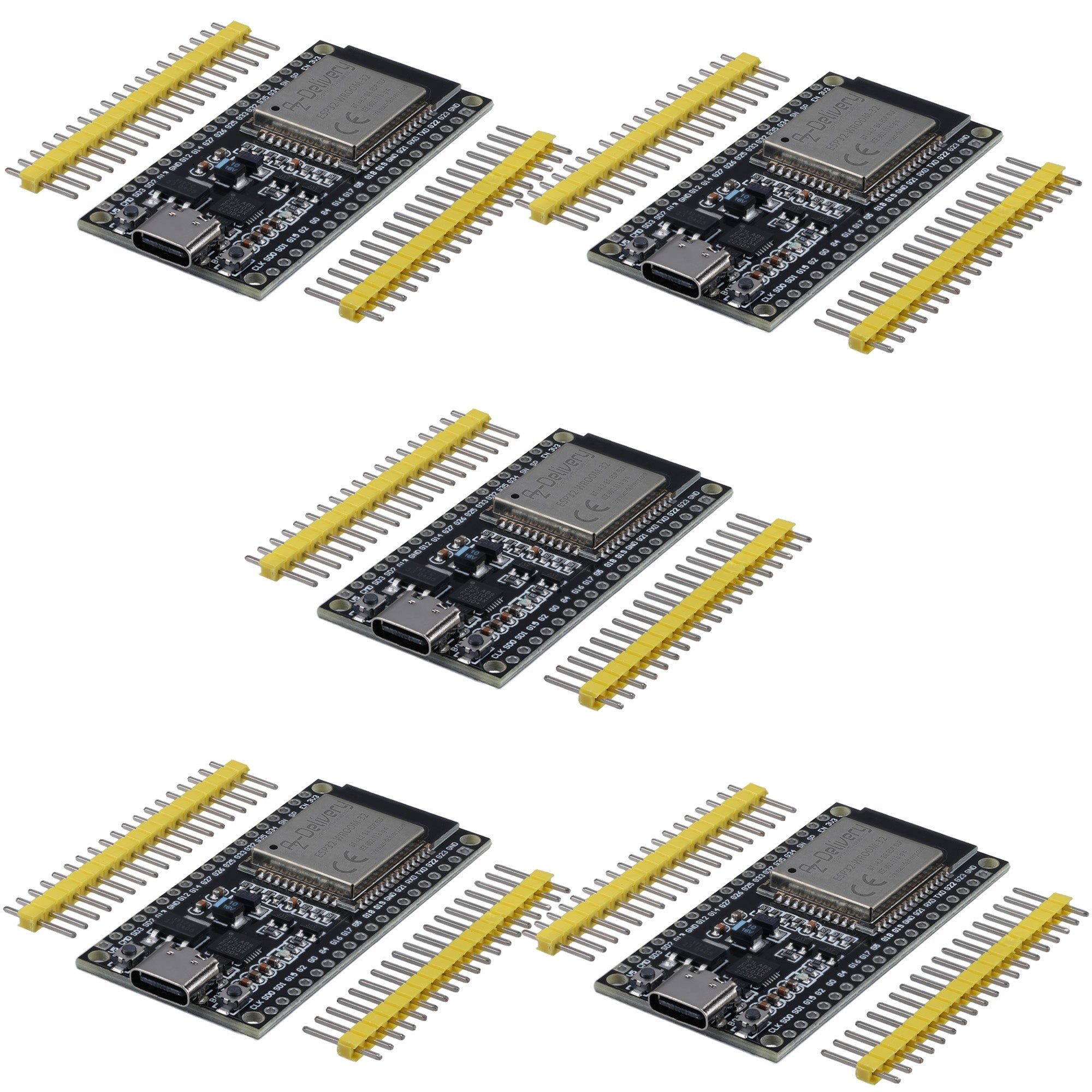 az-delivery-esp-32-dev-kit-c-nodemcu-wlan-usb-c-wifi-bluetooth-board-mit-cp2102- image 2