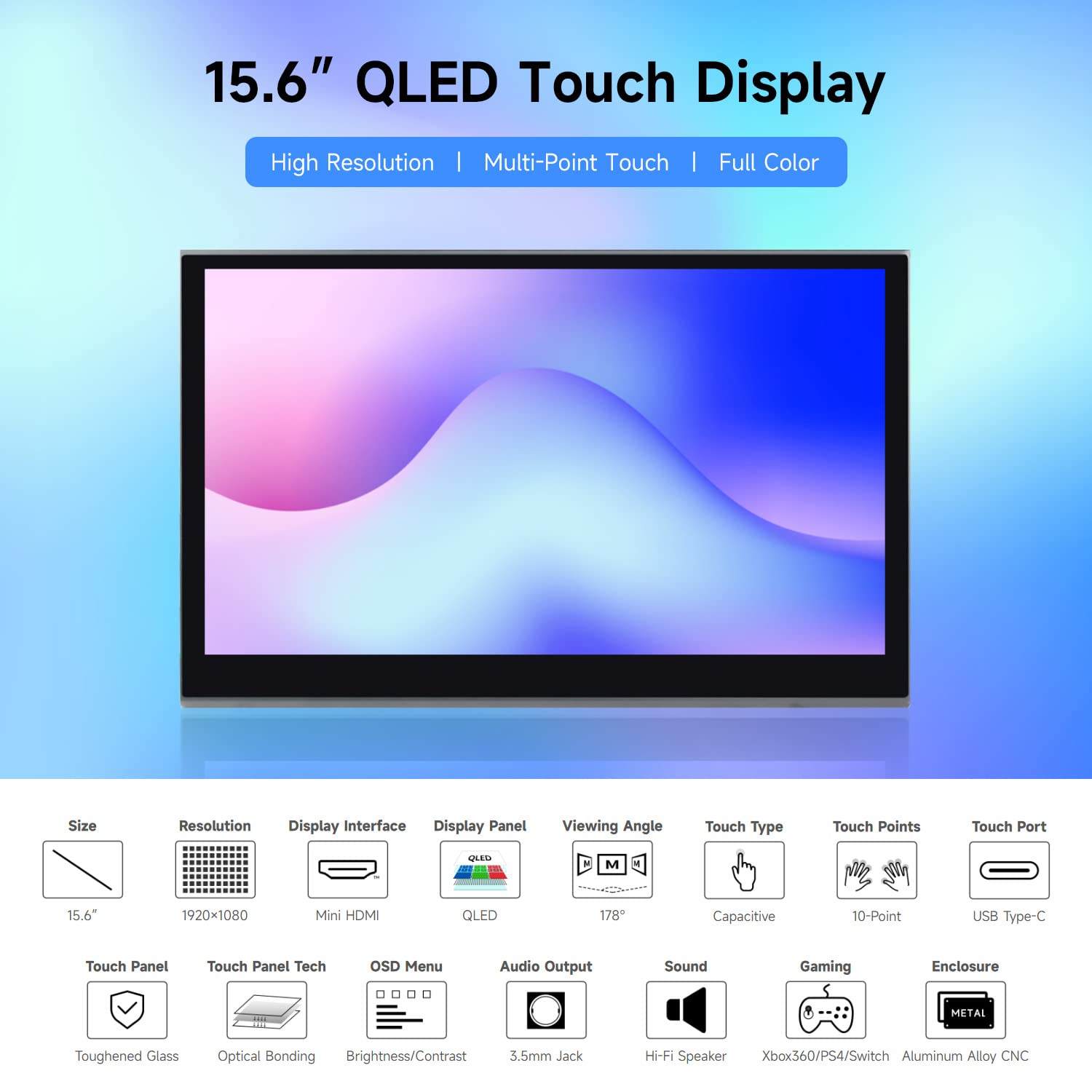waveshare-15-6-zoll-qled-touchscreen-1920x1080-100-srgb-mit-lautsprecher-f-r-ras image 3