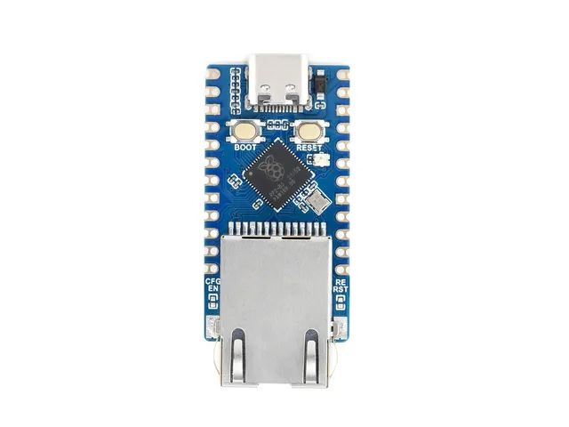 waveshare-rp2040-eth-mini-entwicklungsboard-mit-ethernet-und-usb-c image 1