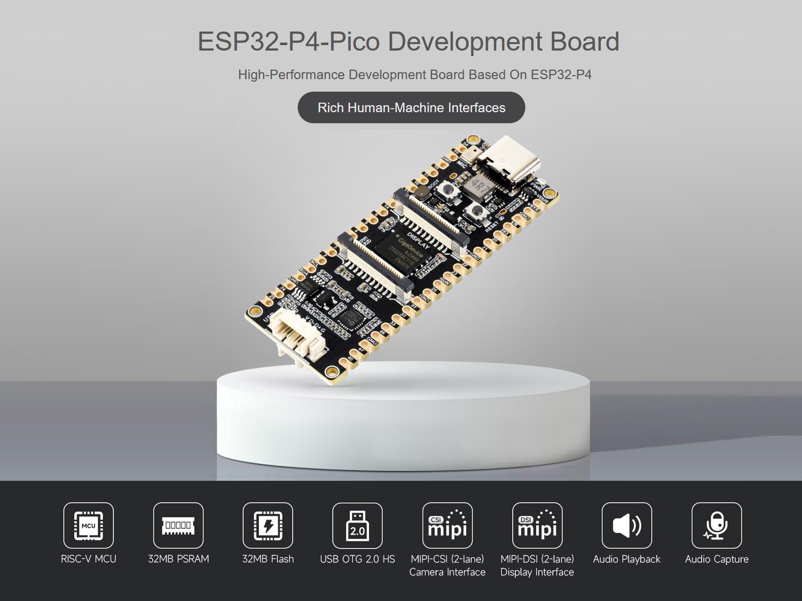 waveshare-esp32-p4-pico-entwicklungsboard-mit-mipi-csi-dsi-und-usb-2-0-otg image 2