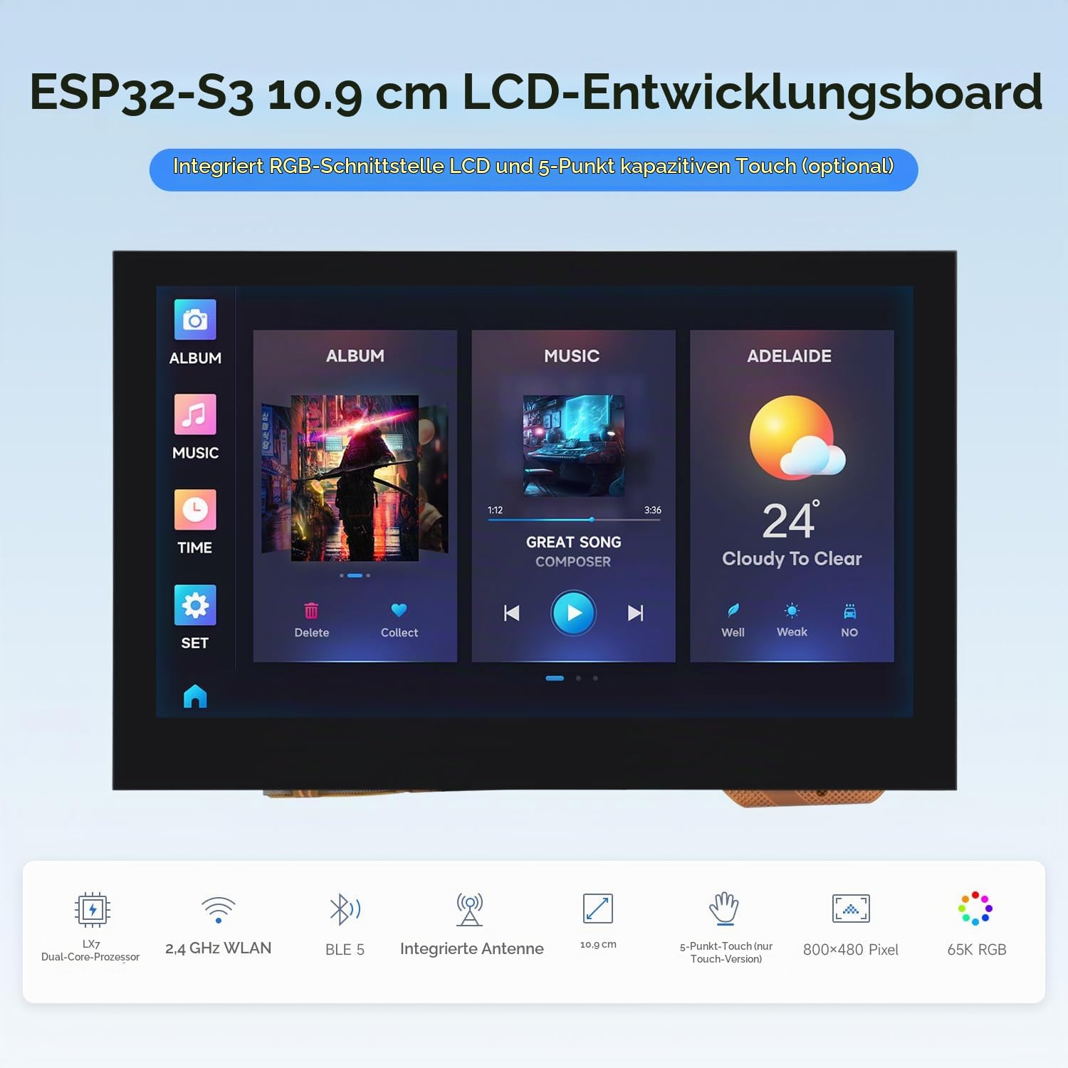 waveshare-esp32-s3-4-3-zoll-display-board-800x480-wifi-bluetooth-ohne-touch image 3