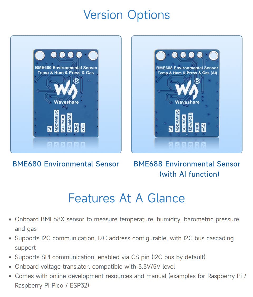 waveshare-bme688-umweltsensor-mit-ki-f-r-temperatur-feuchte-luftdruck-gas-f-r-ra image 4