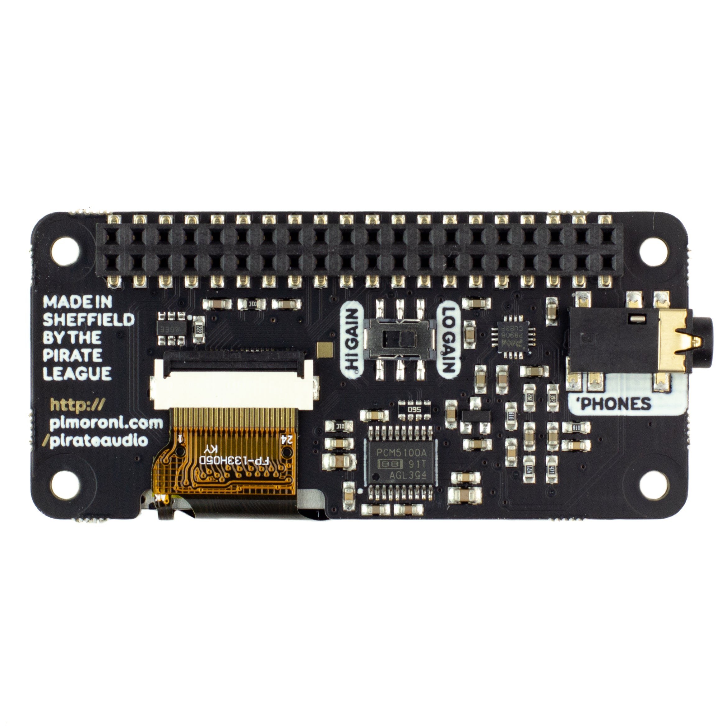 pimoroni-pirate-audio-headphone-amp-f-r-raspberry-pi-i2s-dac-mit-display image 3