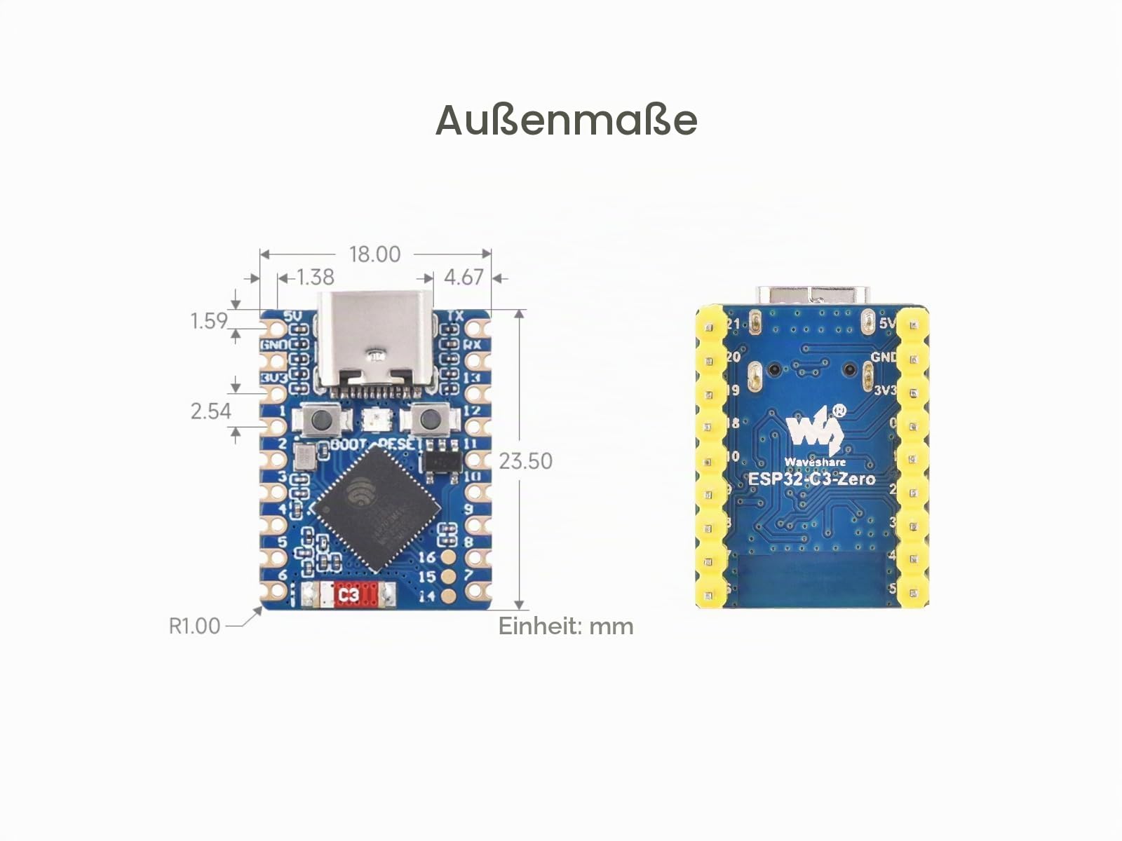 waveshare-esp32-s3-zero-m-mini-entwicklungsboard-esp32-s3fh4r2-wifi-bluetooth-5 image 7