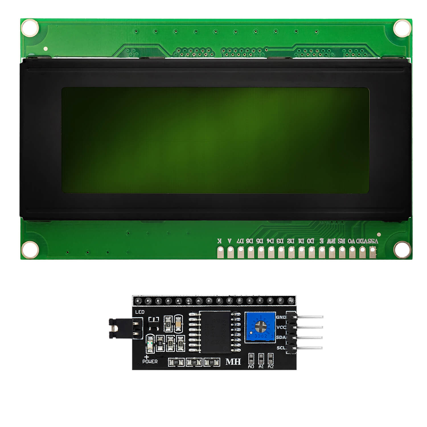 az-delivery-hd44780-2004-lcd-display-bundle-4x20-gr-n-mit-i2c-schnittstelle image 2