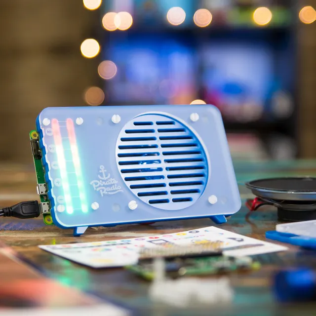 pimoroni-pirate-radio-pi-zero-wh-projekt-kit-mit-lautsprecher image 1