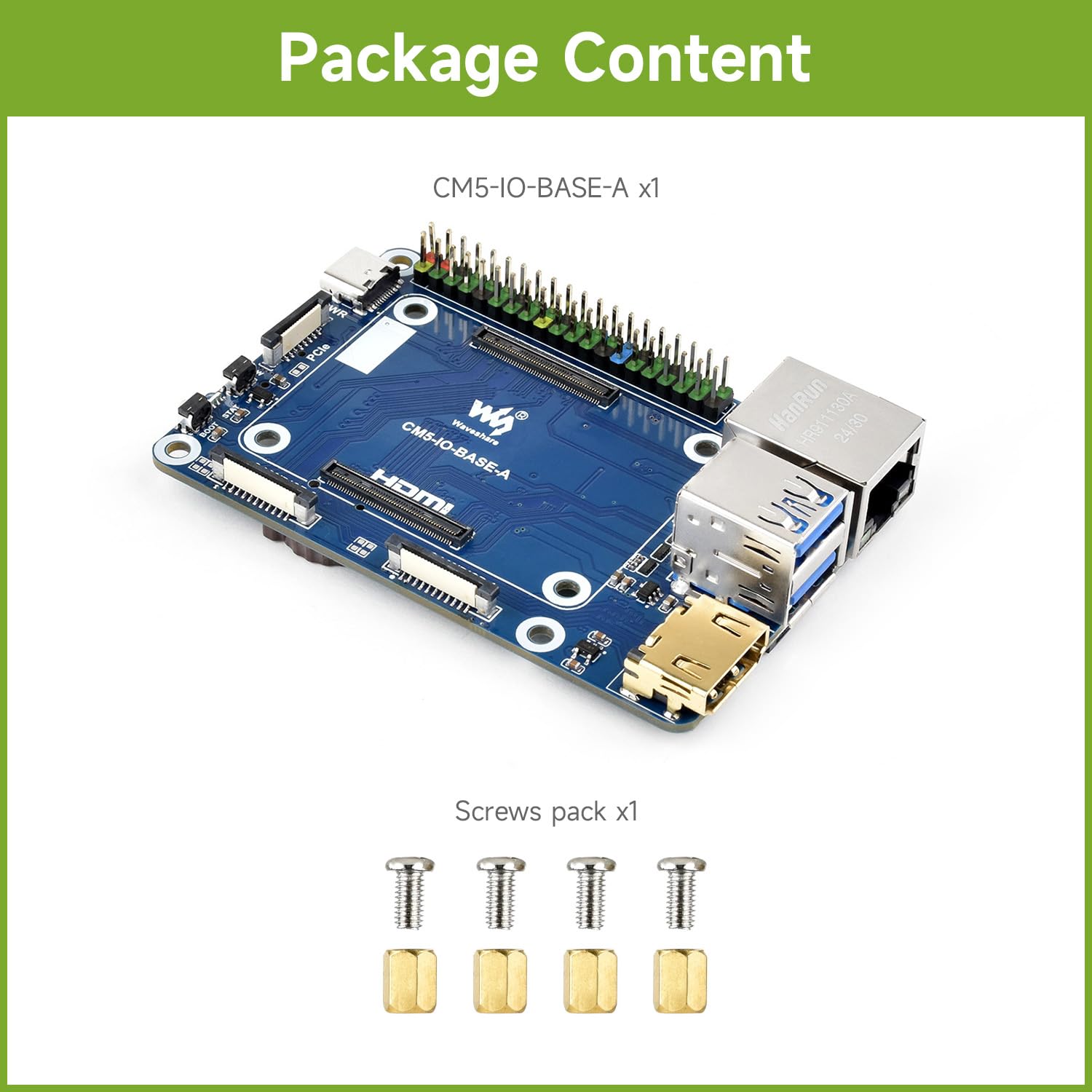 waveshare-cm5-mini-base-board-a-f-r-raspberry-pi-compute-module-5-lite-emmc image 2