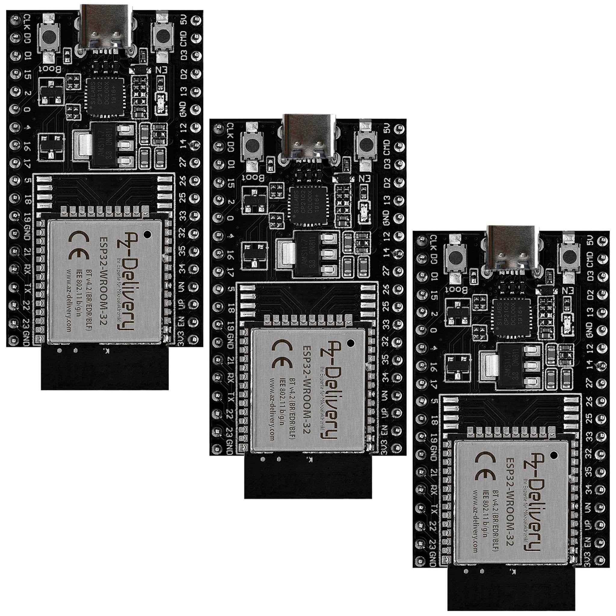 az-delivery-esp32-dev-kit-c-v4-nodemcu-wlan-wifi-development-board-mit-usb-c image 3