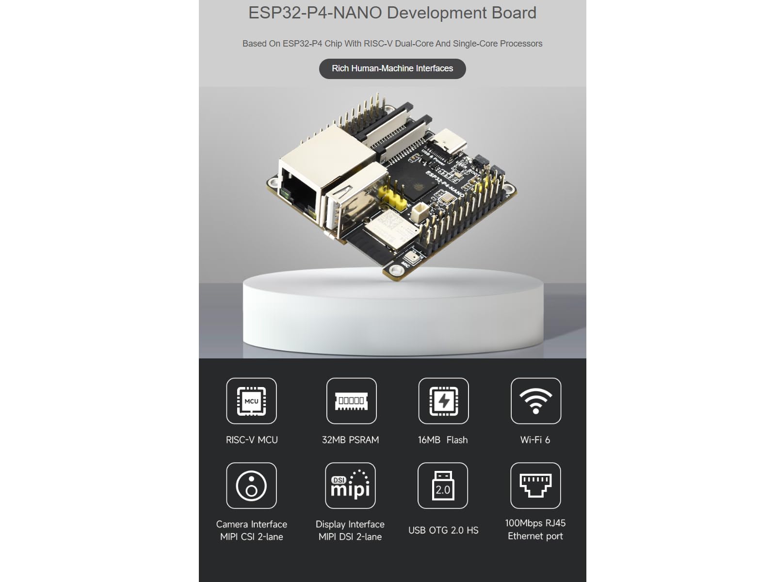 waveshare-esp32-p4-nano-wifi-entwicklungsboard-mit-wi-fi-6-und-bluetooth-5-ble image 3