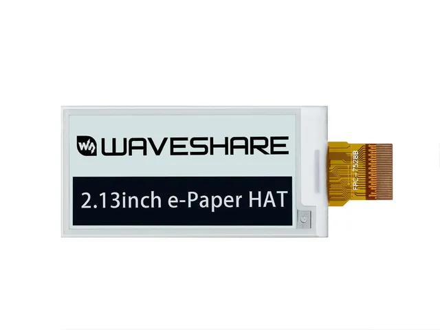 waveshare-2-13-zoll-e-paper-raw-display-v4-panel-250x122-e-ink-ohne-pcb image 1