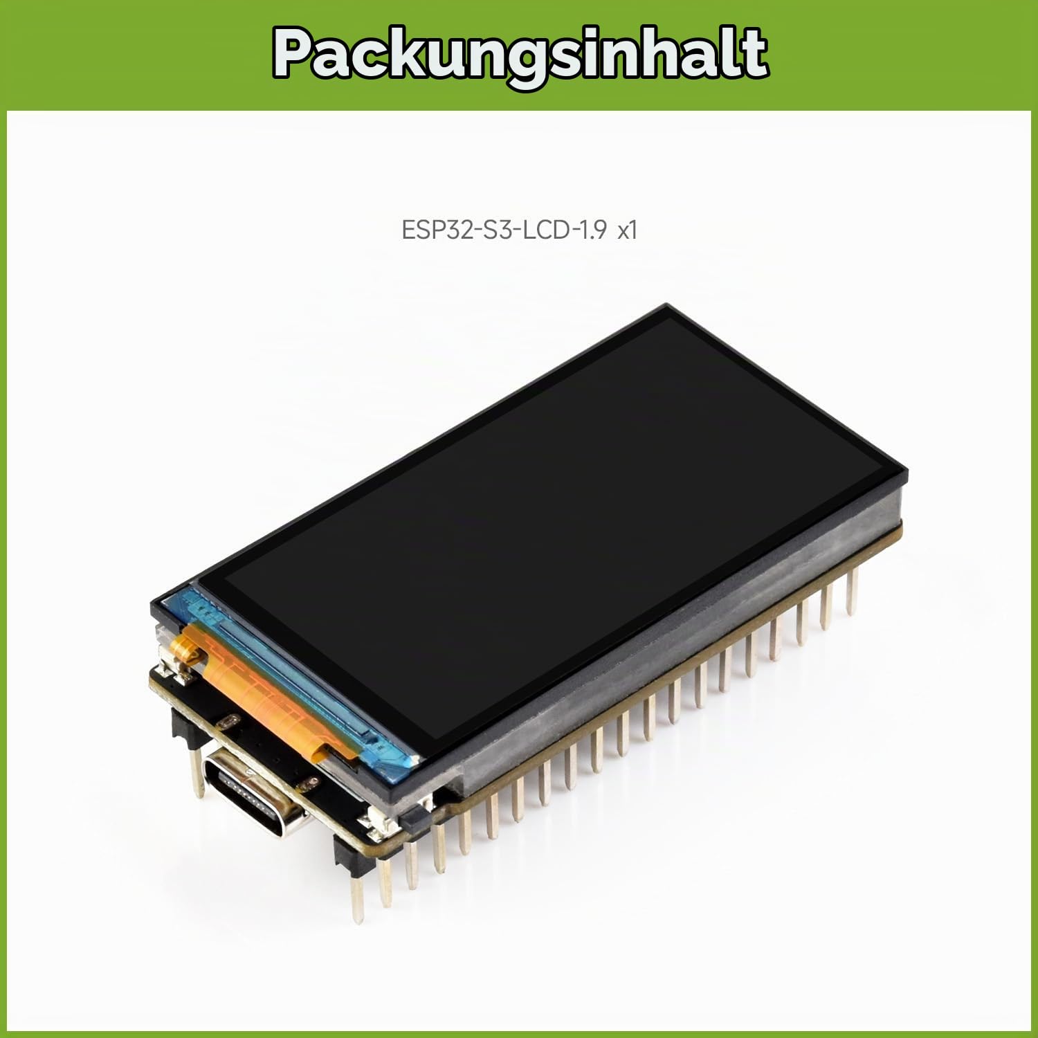 waveshare-esp32-s3-1-9-zoll-lcd-entwicklungsboard-170x320-ohne-touch-mit-wifi-un image 2