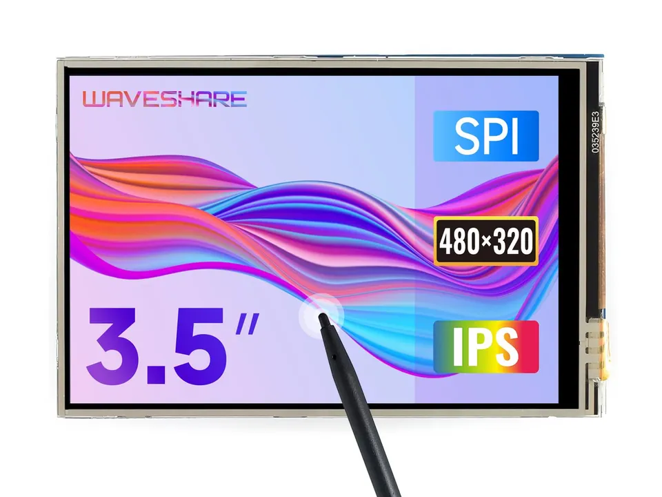waveshare-3-5-zoll-raspberry-pi-lcd-display-480x320-mit-resistive-touch-spi image 1