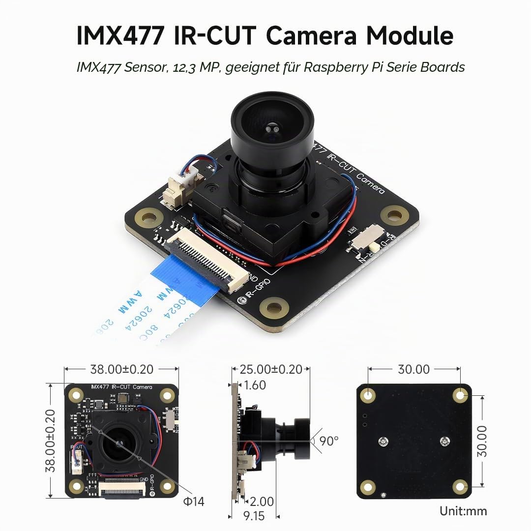 waveshare-imx477-ir-cut-12-3mp-kamera-a-f-r-raspberry-pi-jetson-nano image 3