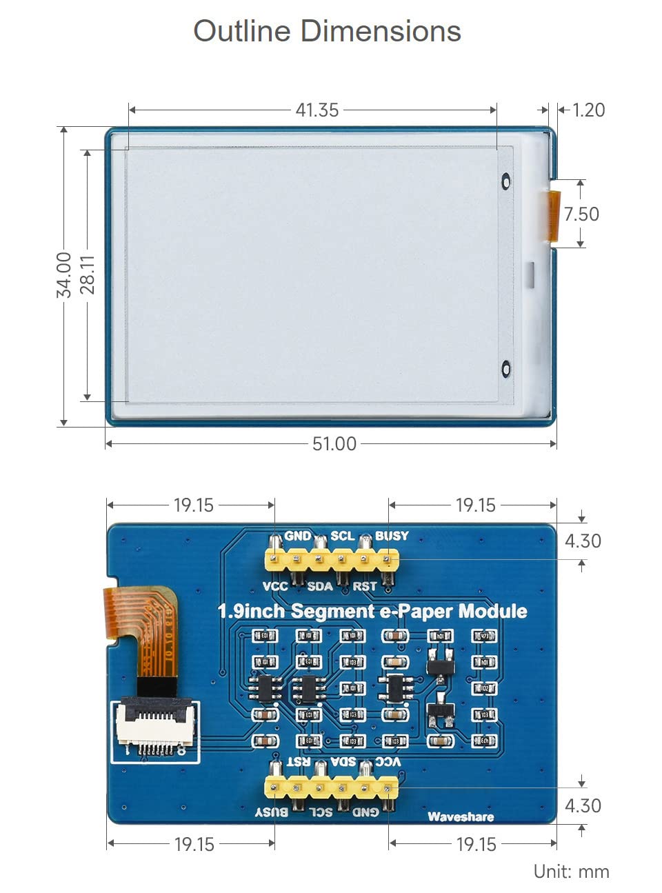 waveshare-1-9-zoll-segment-e-paper-modul-91-segmente-i2c-f-r-thermo-hygrometer image 7
