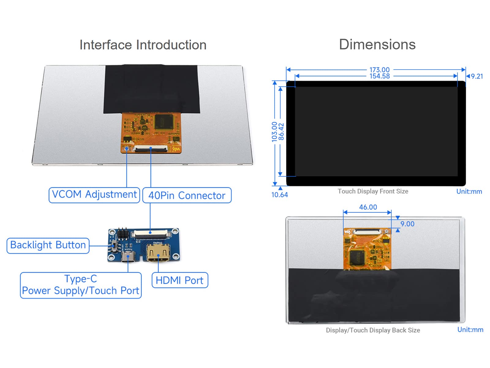 waveshare-7-zoll-qled-touch-display-1024x600-mit-entwicklungsadapter image 8