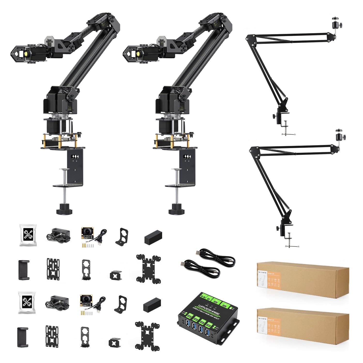 waveshare-roarm-m3-s-roboterarm-kit-5-1-dof-esp32-lerobot-ai image 1
