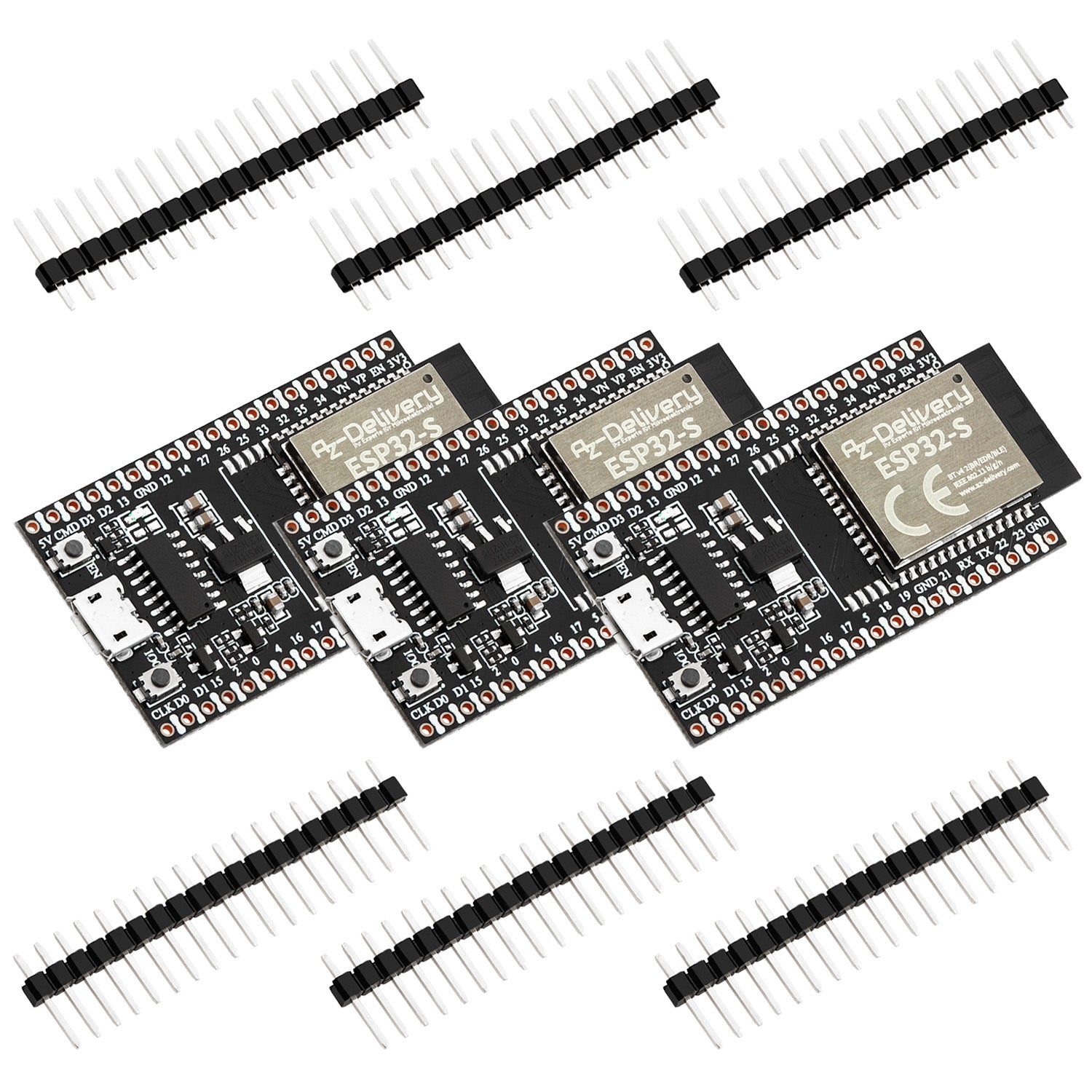 az-delivery-esp32s-dev-kit-c-v4-nodemcu-wlan-bluetooth-board-ch340-rev-3 image 5