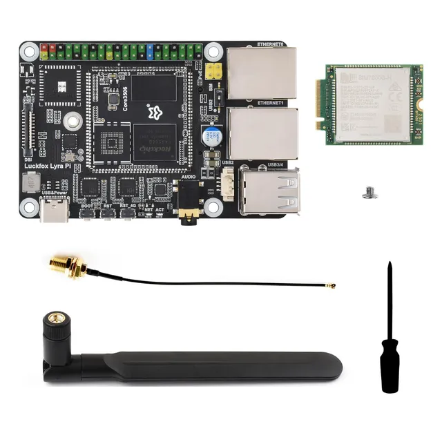 waveshare-luckfox-lyra-pi-b-4g-kit-linux-board-ohne-emmc-mit-sim7600g-h-4g-modul image 1