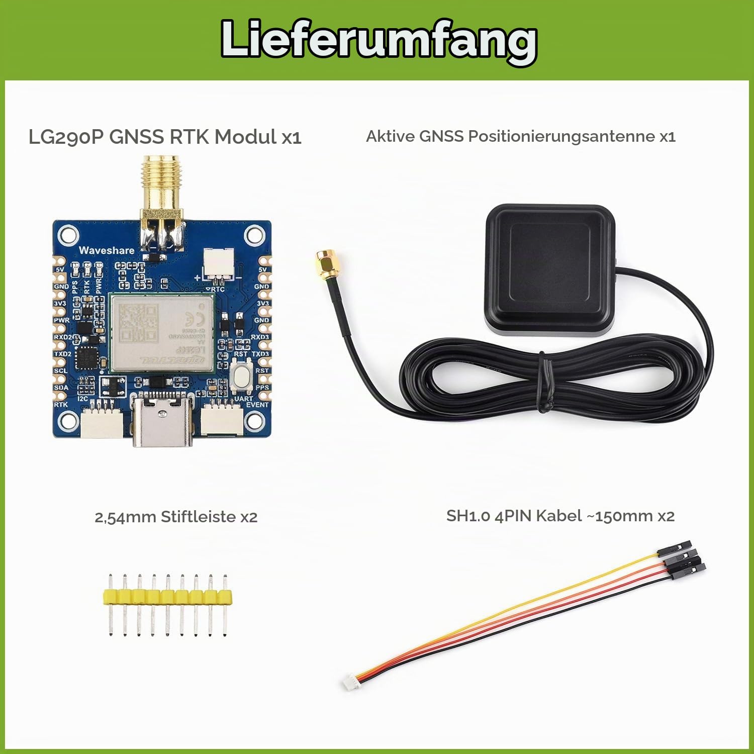 waveshare-lg290p-quad-band-gnss-rtk-modul-l1-l2-l5-e6-zentimeter-pr-zision-versi image 2