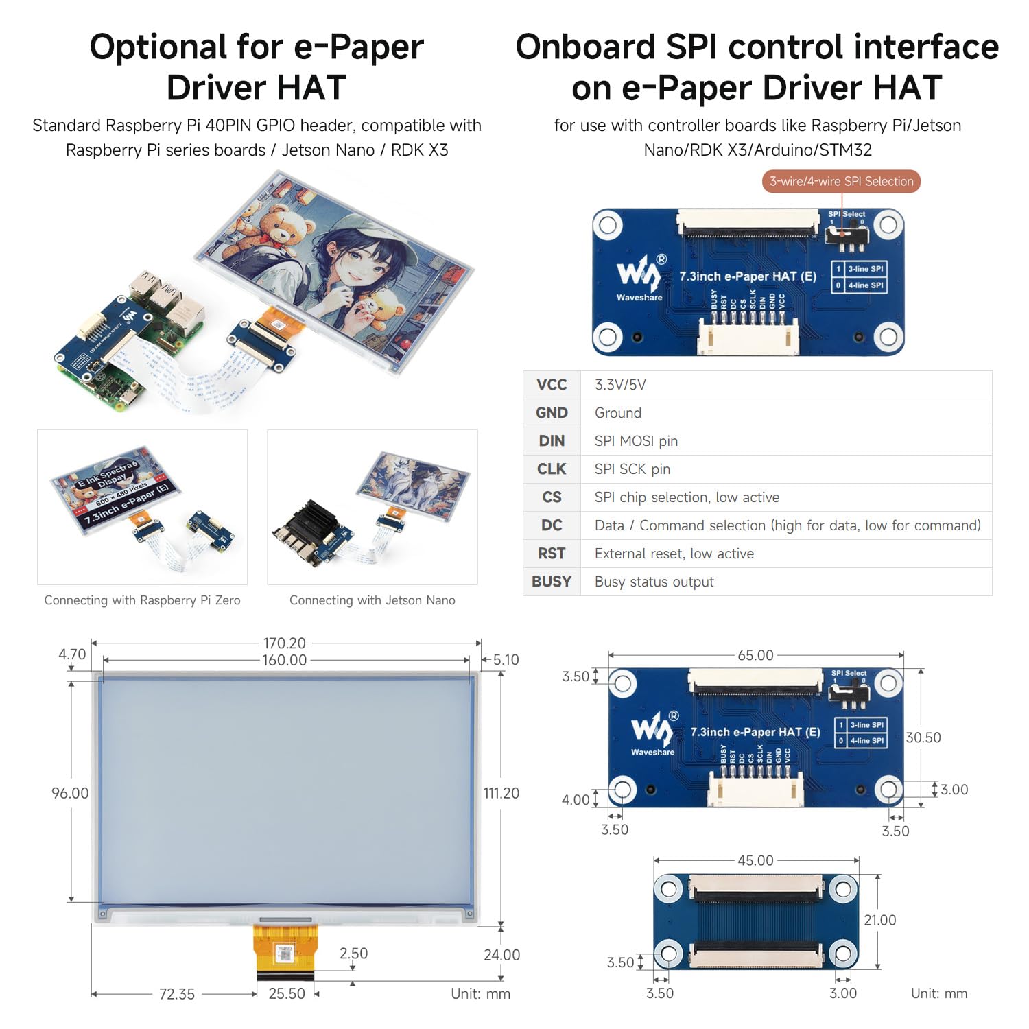 waveshare-7-3-zoll-6-farben-e-paper-display-e-800x480-spi-ohne-treiberboard image 8
