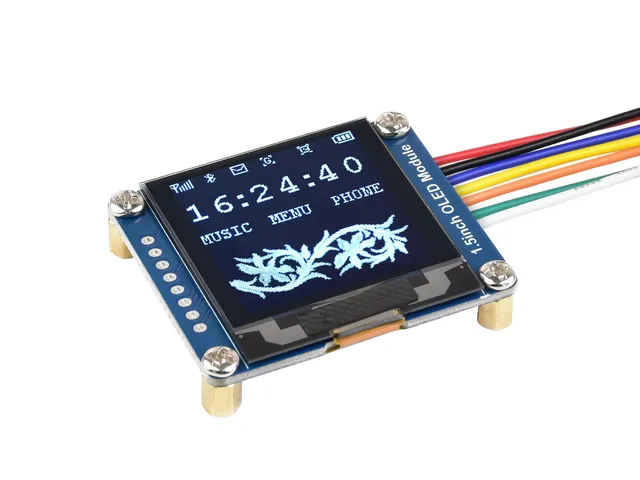 waveshare-1-5-zoll-oled-displaymodul-128x128-spi-i2c-wei image 1