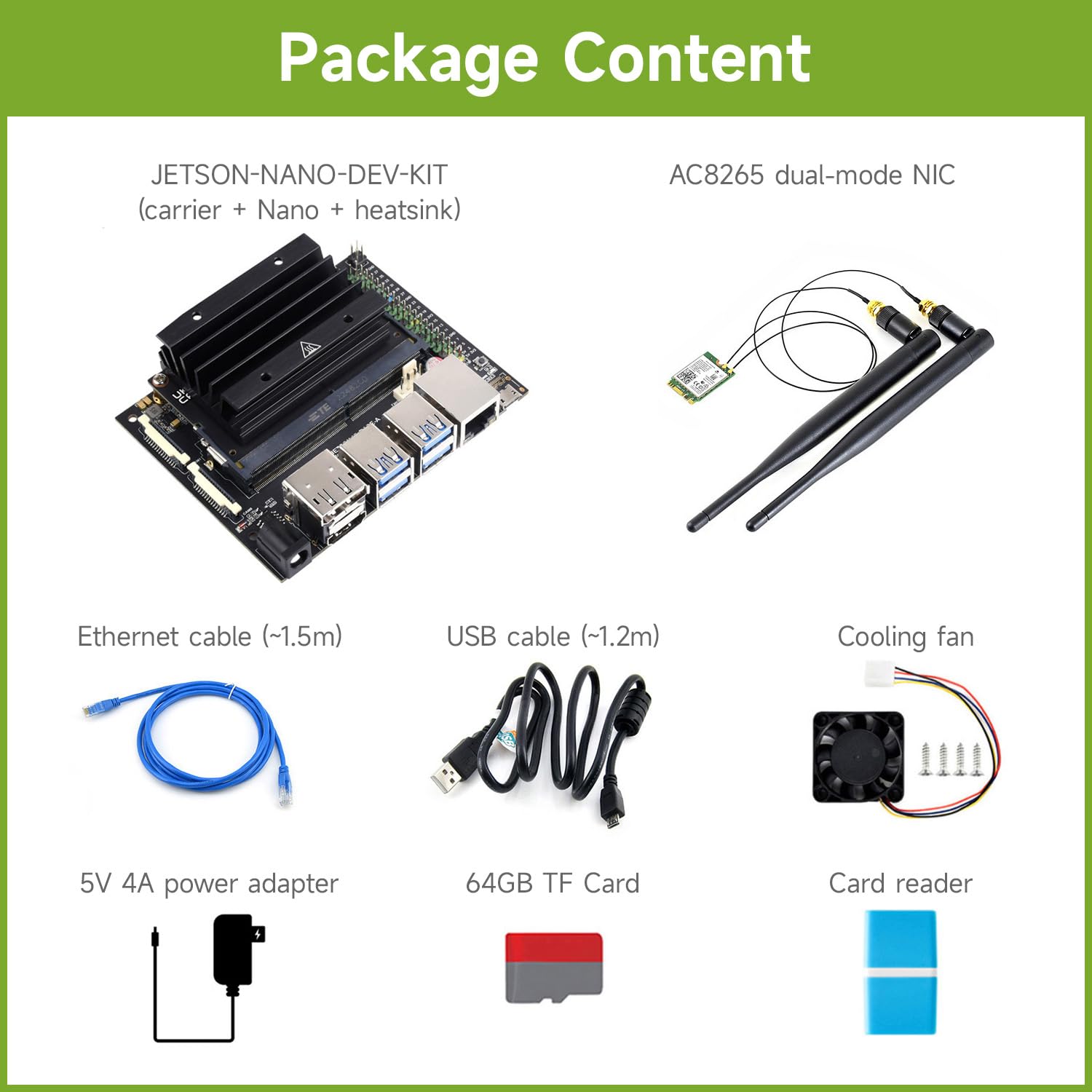 waveshare-jetson-nano-dev-kit-a-alternative-zu-b01-mit-ac8265-wlan-und-16gb-emmc image 2